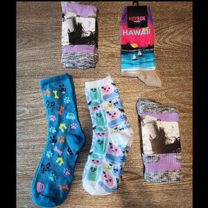 Bundle of Women's Medium & Large Used Socks - Various Brands